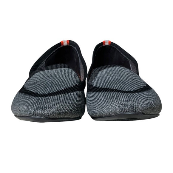 Birdies Blackbird Flats Loafers Gray Black Point Knit Comfort Work Casual Size 6 - Picture 8 of 14